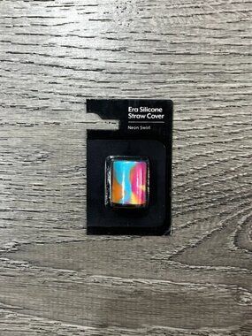 Brumate Magnetic Straw Topper (Neon Swirl)
